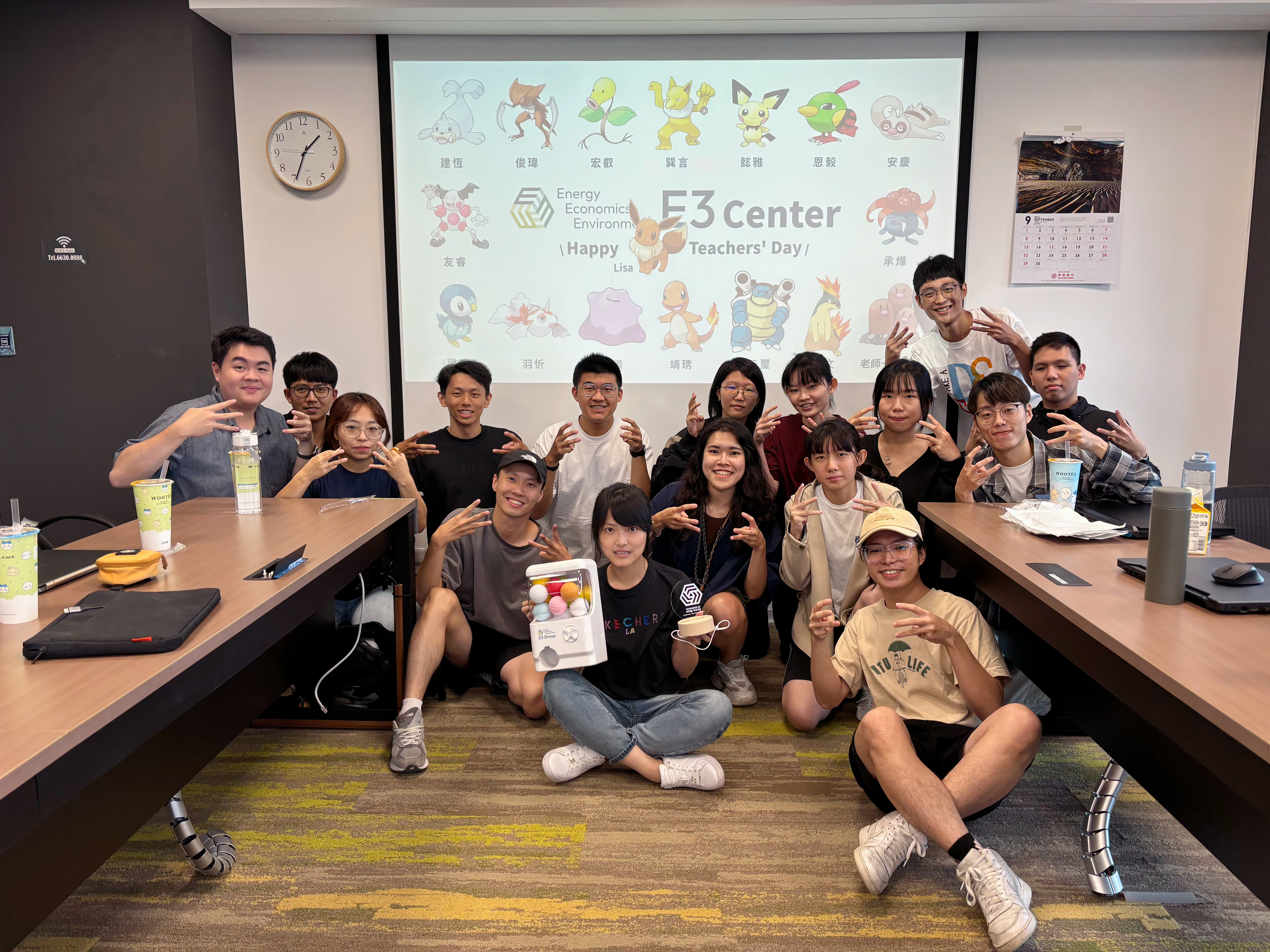 Sep. '24. Prof. Hsieh’s Teacher’s Day with her fun/productive E3 Group.