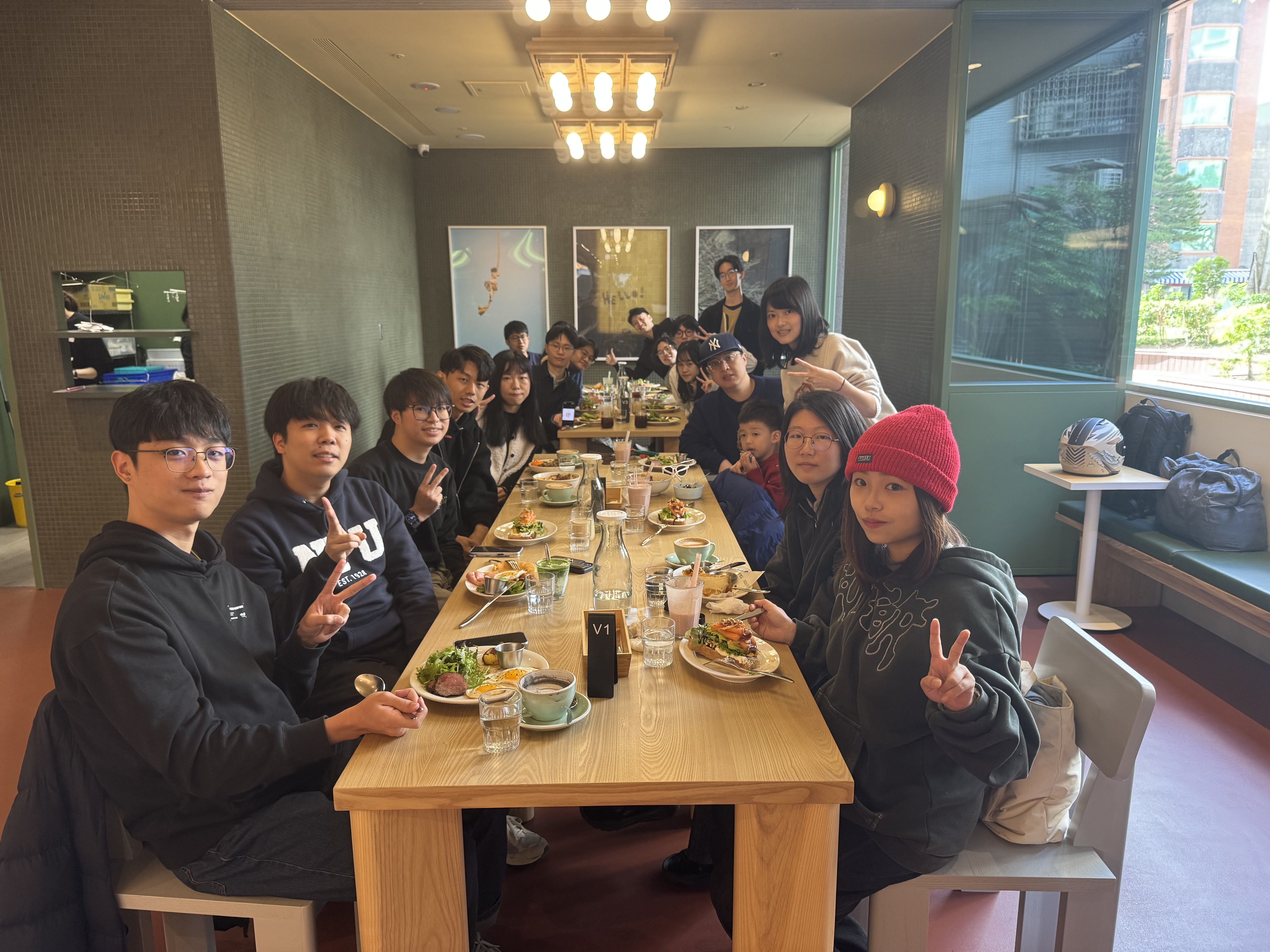 Jan. '26. E3 Day (1/3) Brunch Gathering in Tianmu (a Long Trip for Most of the Team).