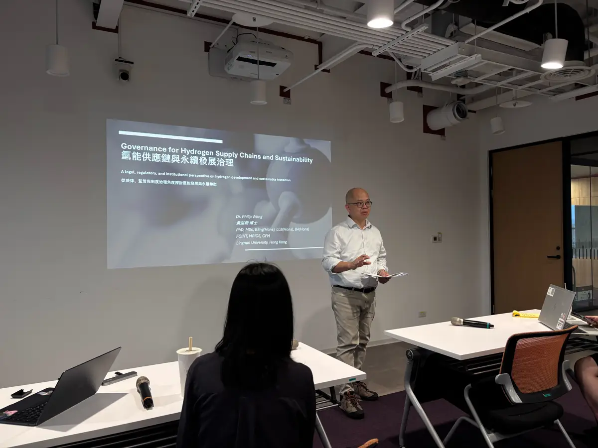 Dr. Philip Wong on governance for hydrogen supply chains and sustainability