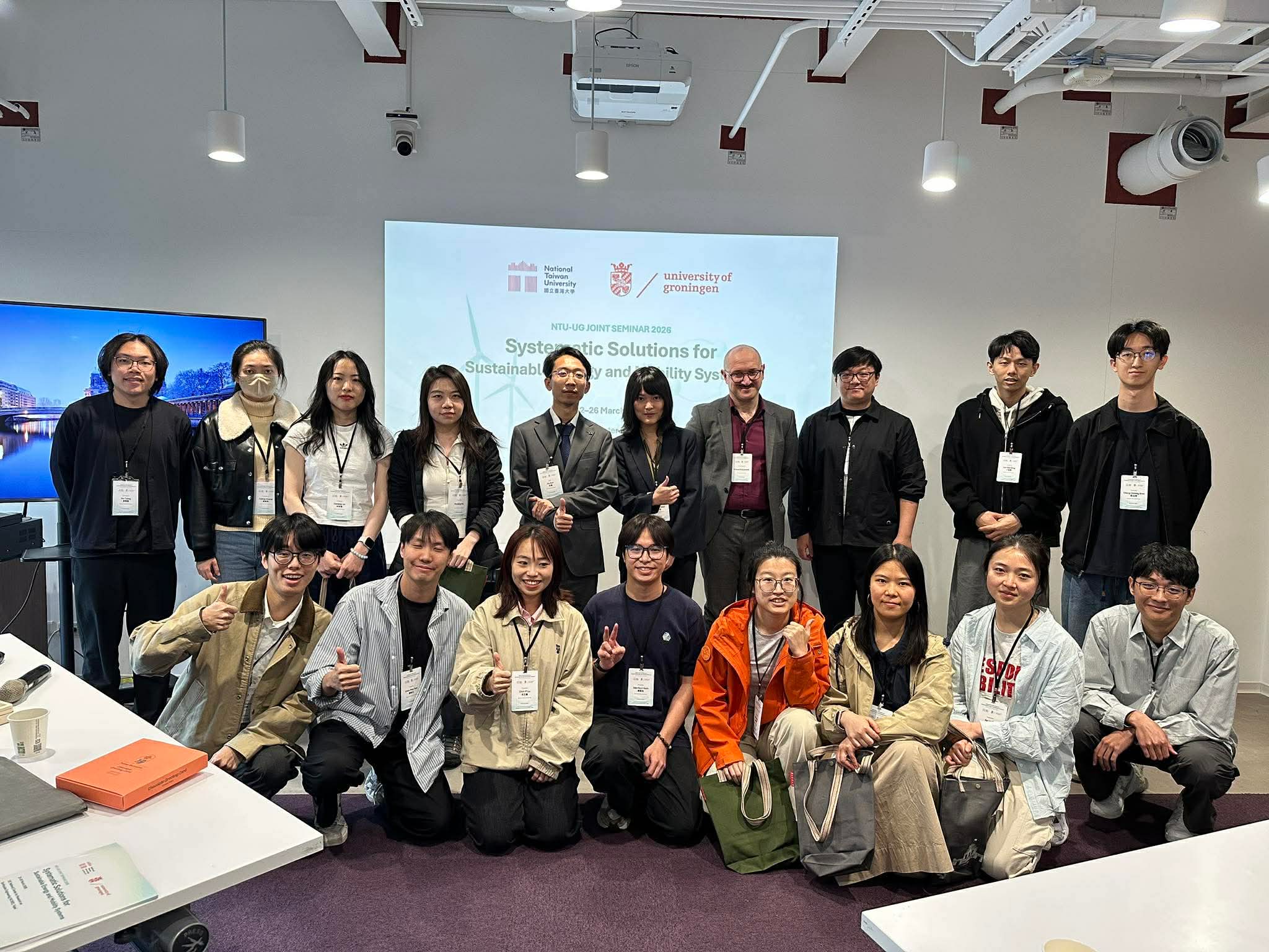 Group photo of the 2026 NTU-UG Joint Seminar participants