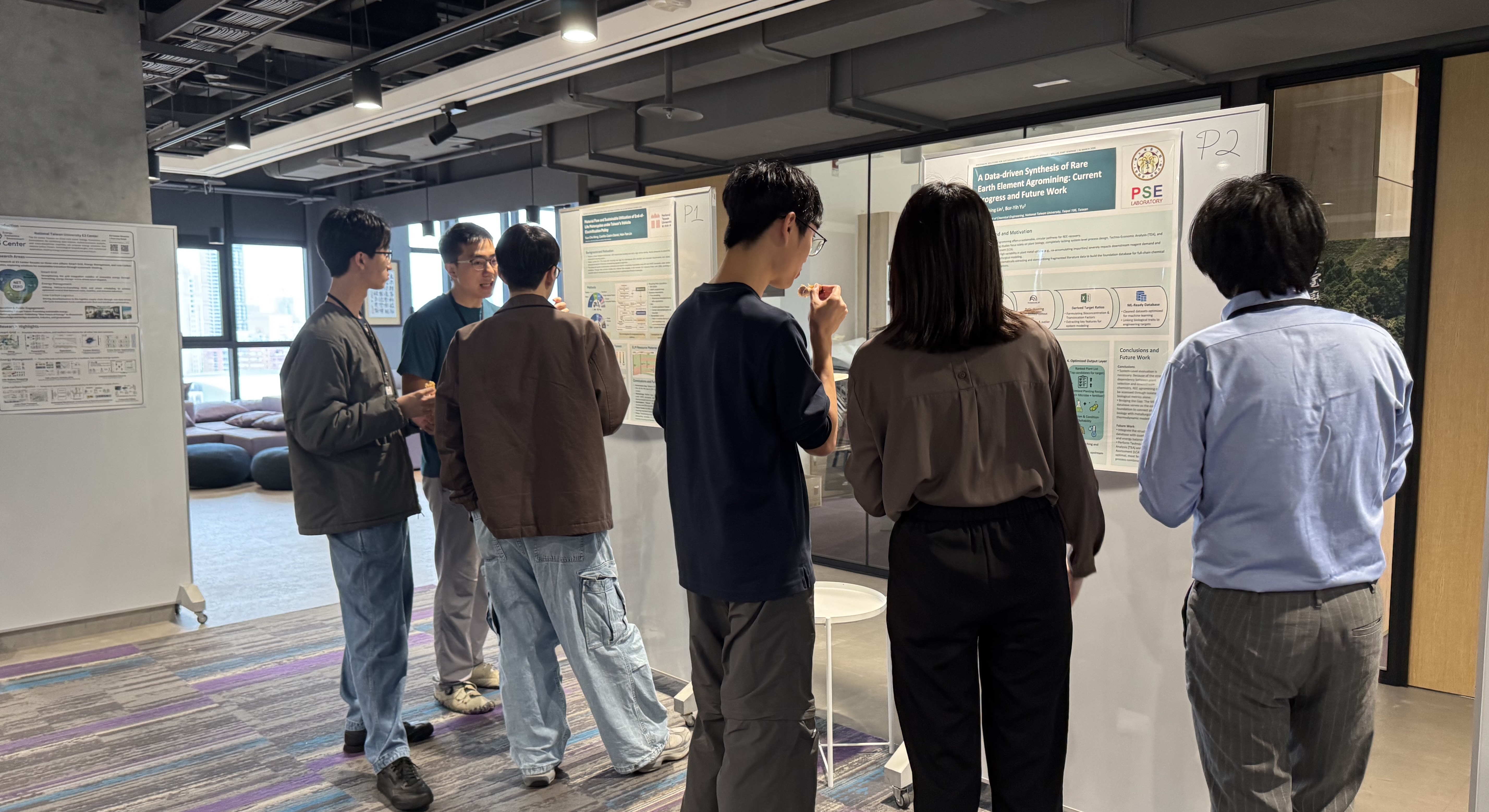 Vibrant poster session and cross-disciplinary exchange